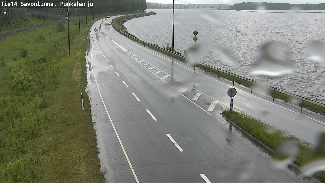Weather Camera Image Road 14 Savonlinna, Punkaharju, Savonlinna, Etelä-Savo