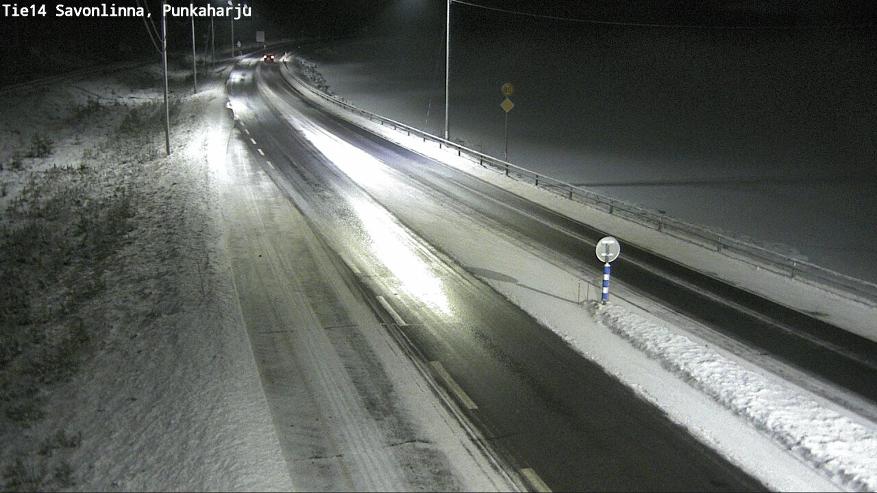 Weather Camera Image Väg 14 Savonlinna, Punkaharju, Savonlinna, Etelä-Savo