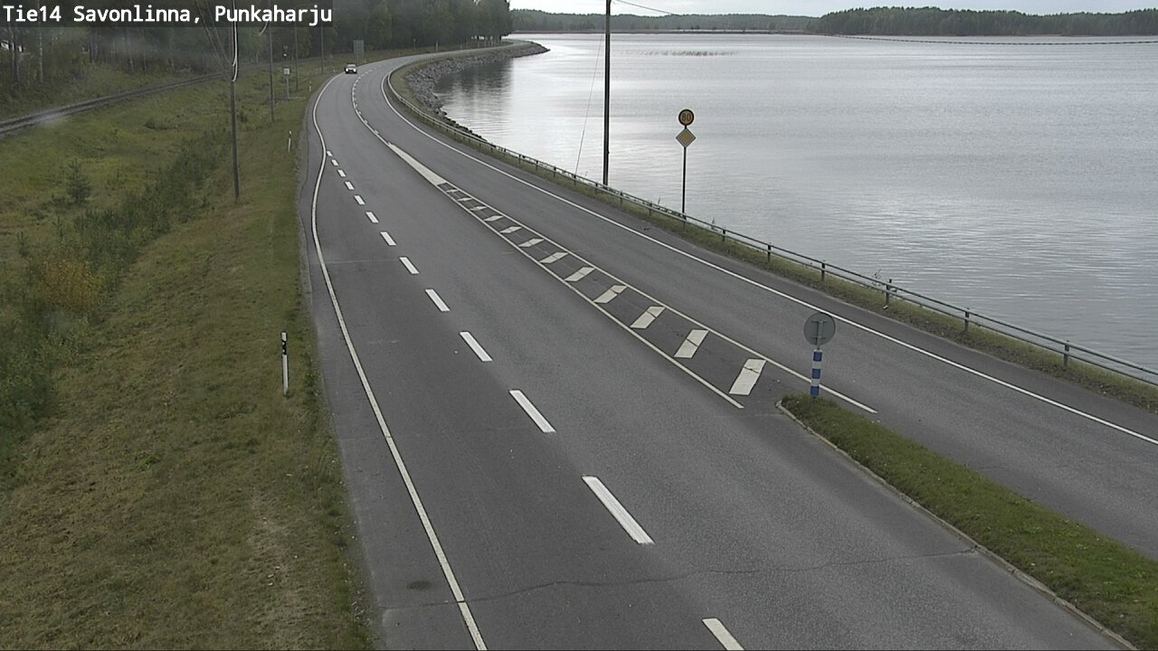 Weather Camera Image Road 14 Savonlinna, Punkaharju, Savonlinna, Etelä-Savo