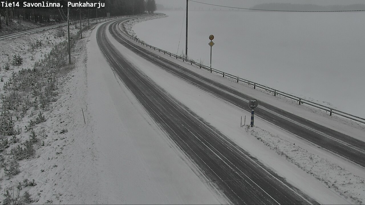 Weather Camera Image Väg 14 Savonlinna, Punkaharju, Savonlinna, Etelä-Savo