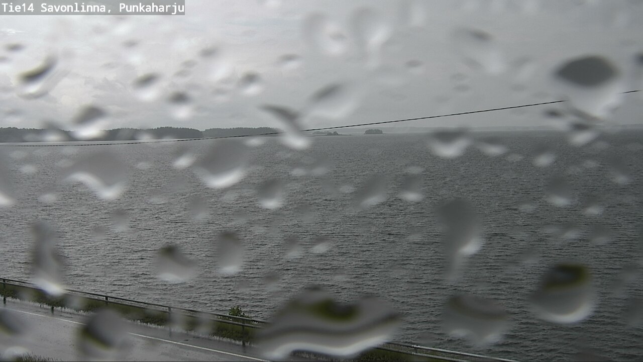 Weather Camera Image Väg 14 Savonlinna, Punkaharju, Savonlinna, Etelä-Savo