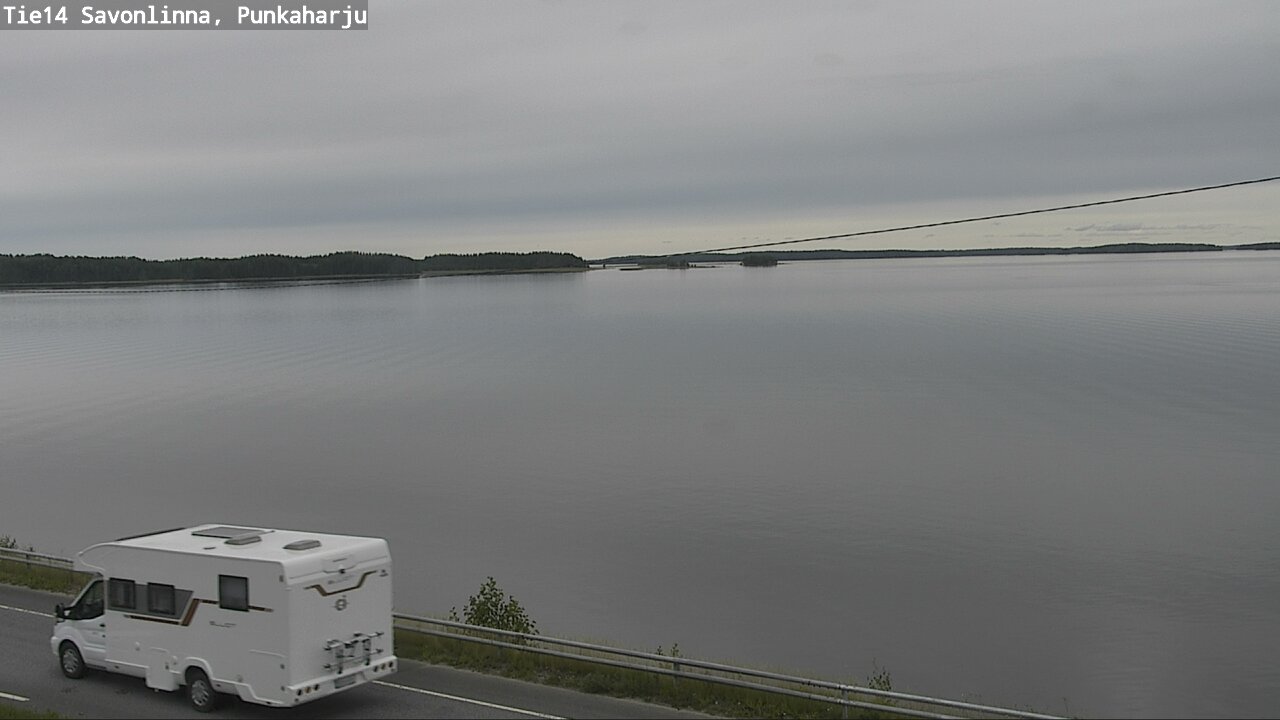 Weather Camera Image Väg 14 Savonlinna, Punkaharju, Savonlinna, Etelä-Savo