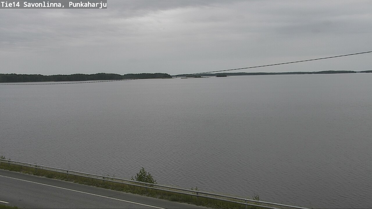 Weather Camera Image Väg 14 Savonlinna, Punkaharju, Savonlinna, Etelä-Savo