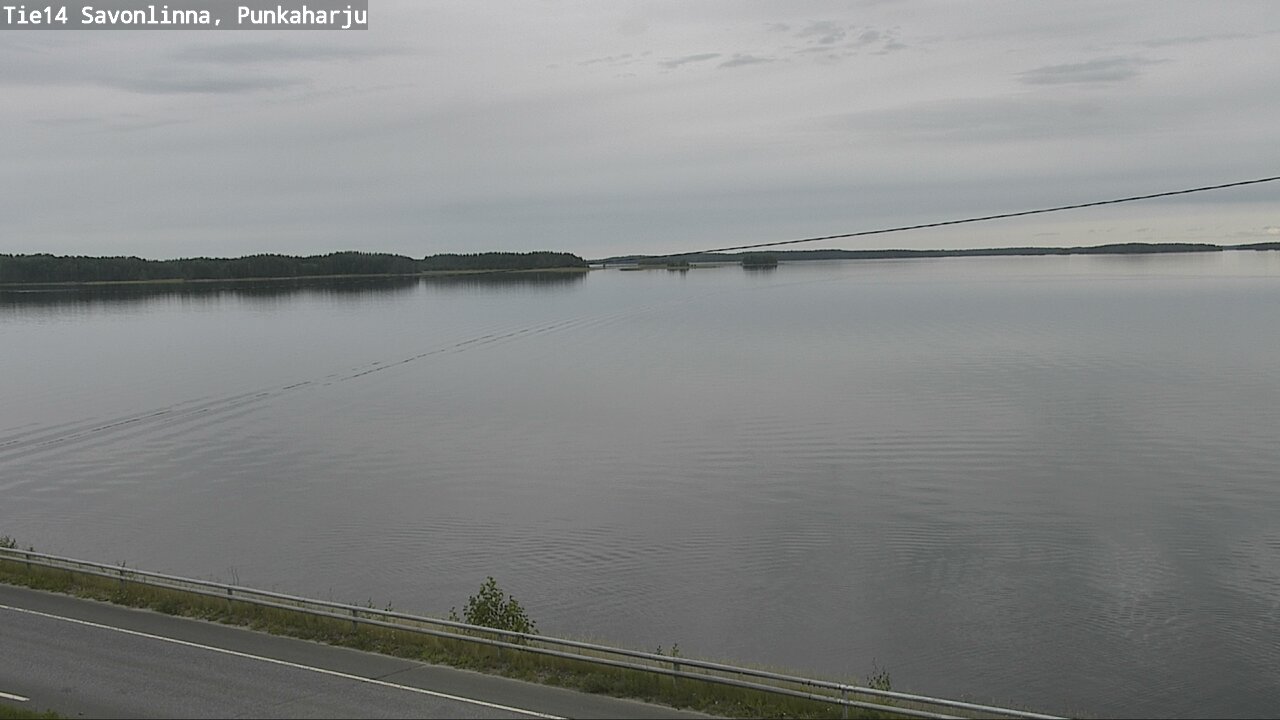 Weather Camera Image Väg 14 Savonlinna, Punkaharju, Savonlinna, Etelä-Savo