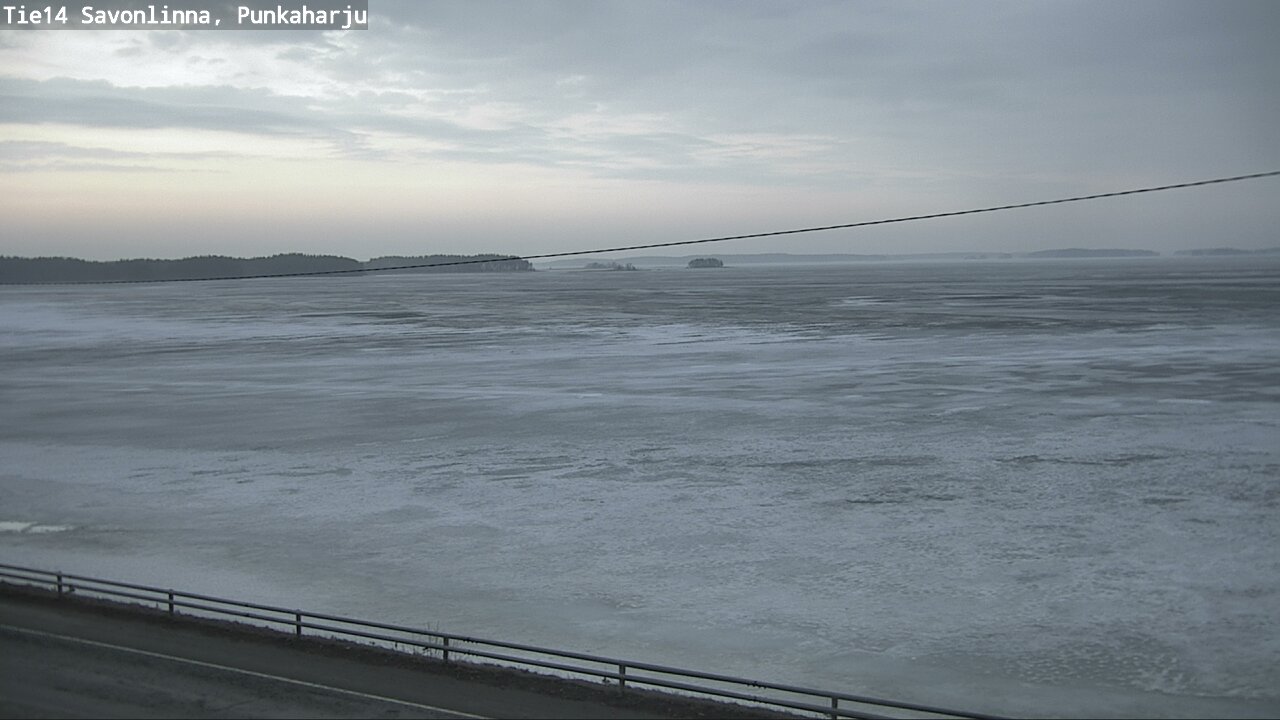 Weather Camera Image Väg 14 Savonlinna, Punkaharju, Savonlinna, Etelä-Savo