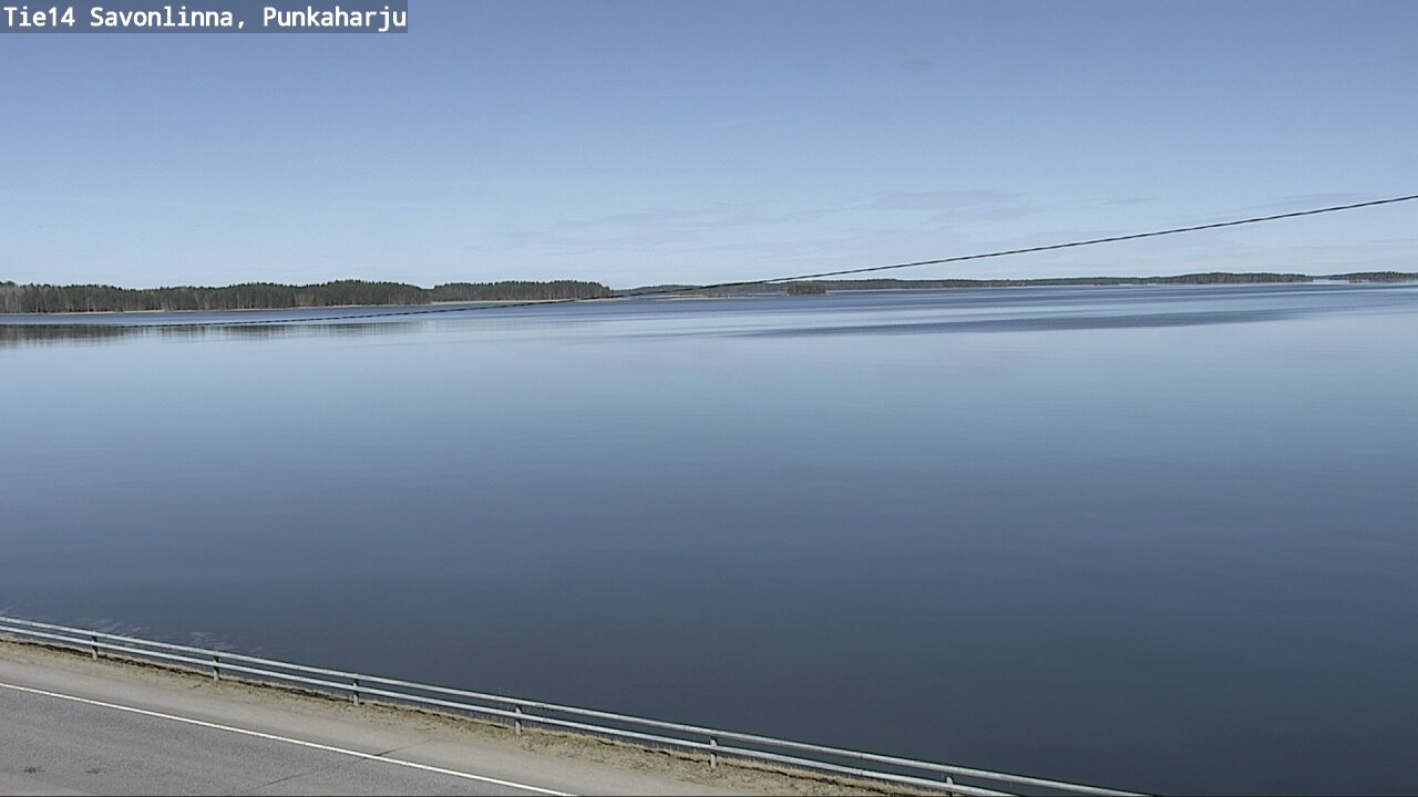 Weather Camera Image Väg 14 Savonlinna, Punkaharju, Savonlinna, Etelä-Savo