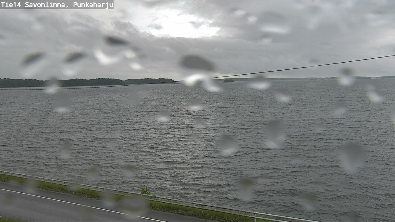 Weather Camera Image Väg 14 Savonlinna, Punkaharju, Savonlinna, Etelä-Savo