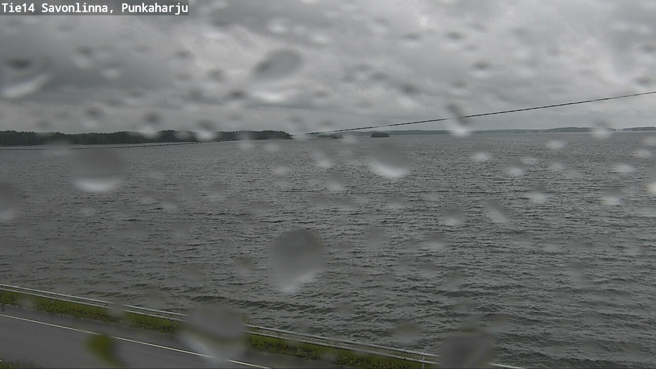 Weather Camera Image Väg 14 Savonlinna, Punkaharju, Savonlinna, Etelä-Savo
