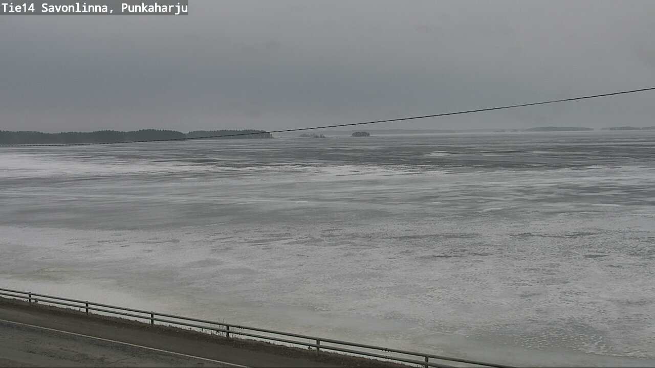 Weather Camera Image Väg 14 Savonlinna, Punkaharju, Savonlinna, Etelä-Savo