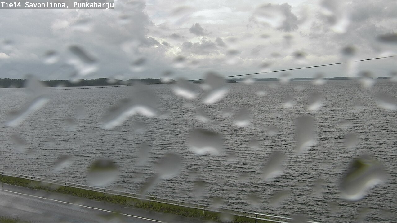 Weather Camera Image Väg 14 Savonlinna, Punkaharju, Savonlinna, Etelä-Savo