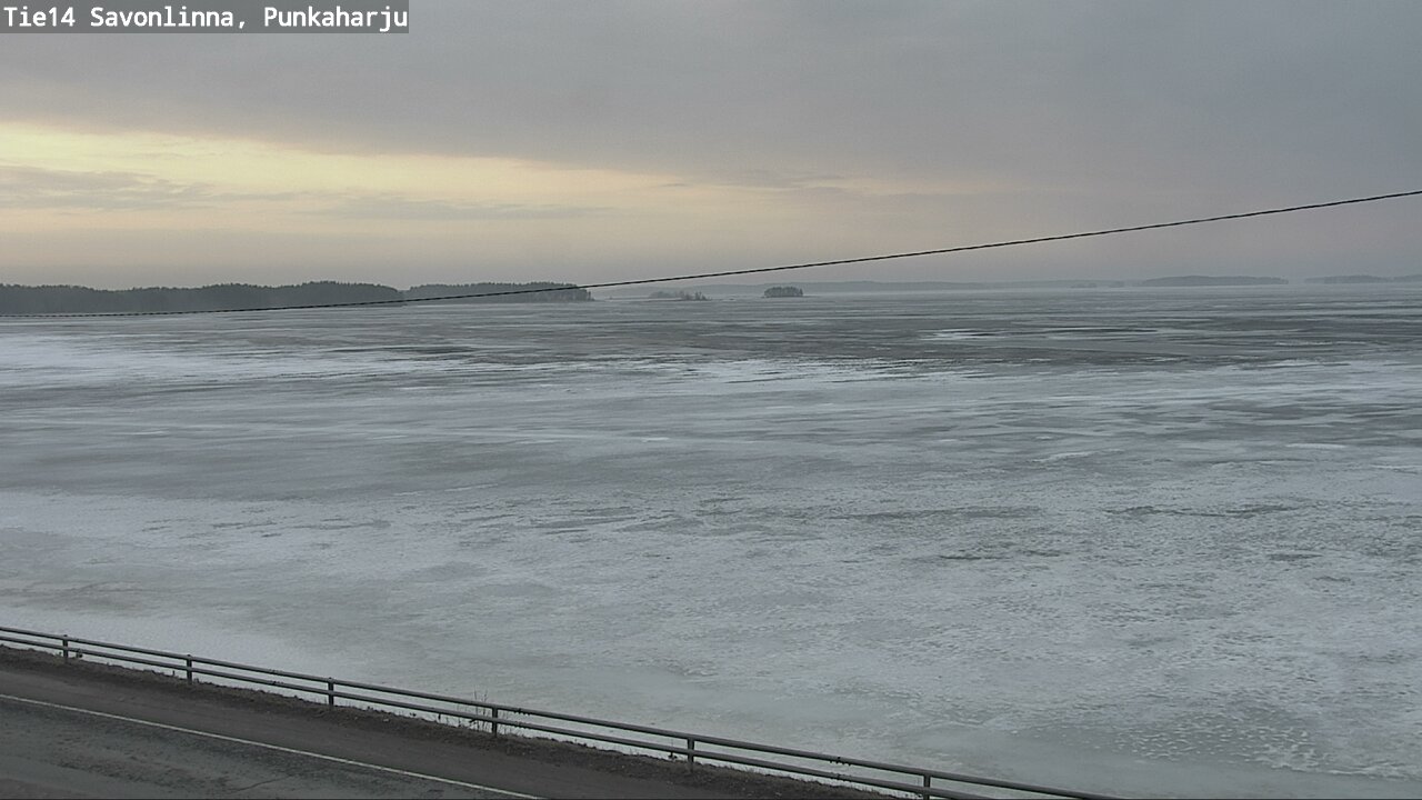 Weather Camera Image Väg 14 Savonlinna, Punkaharju, Savonlinna, Etelä-Savo
