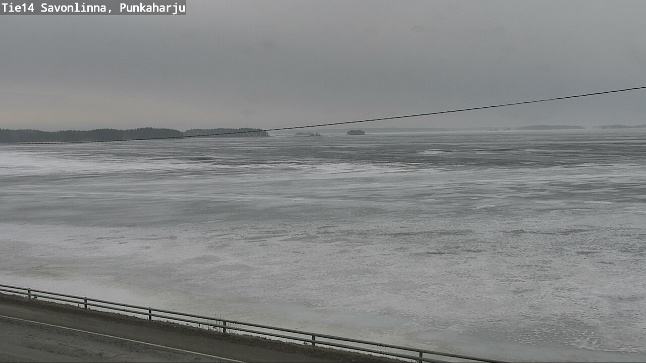 Weather Camera Image Väg 14 Savonlinna, Punkaharju, Savonlinna, Etelä-Savo