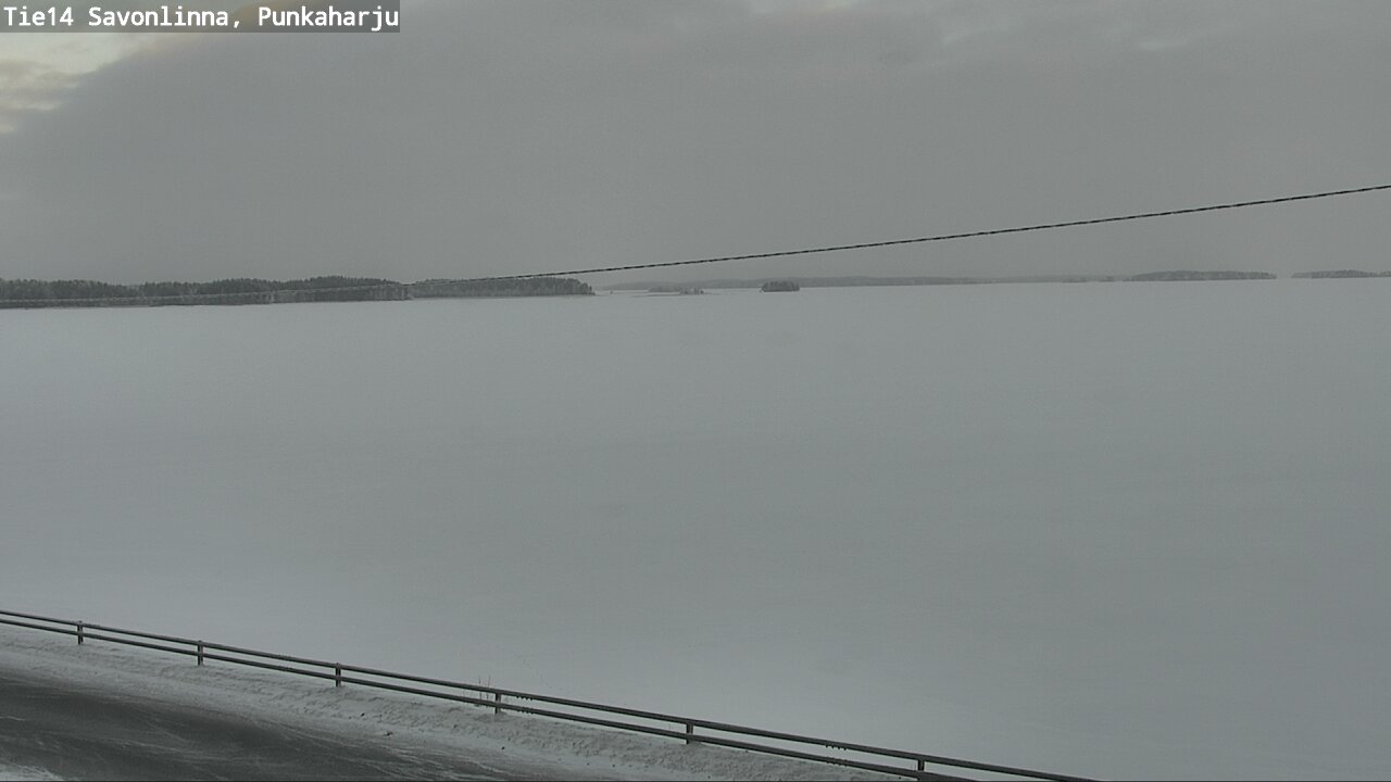 Weather Camera Image Road 14 Savonlinna, Punkaharju, Savonlinna, Etelä-Savo