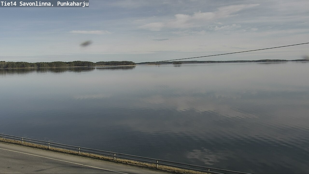 Weather Camera Image Väg 14 Savonlinna, Punkaharju, Savonlinna, Etelä-Savo