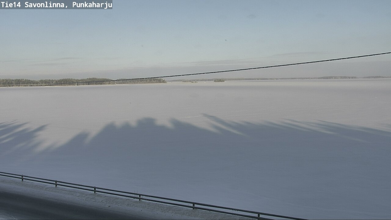 Weather Camera Image Road 14 Savonlinna, Punkaharju, Savonlinna, Etelä-Savo