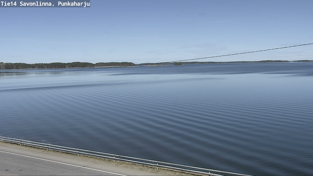 Weather Camera Image Väg 14 Savonlinna, Punkaharju, Savonlinna, Etelä-Savo