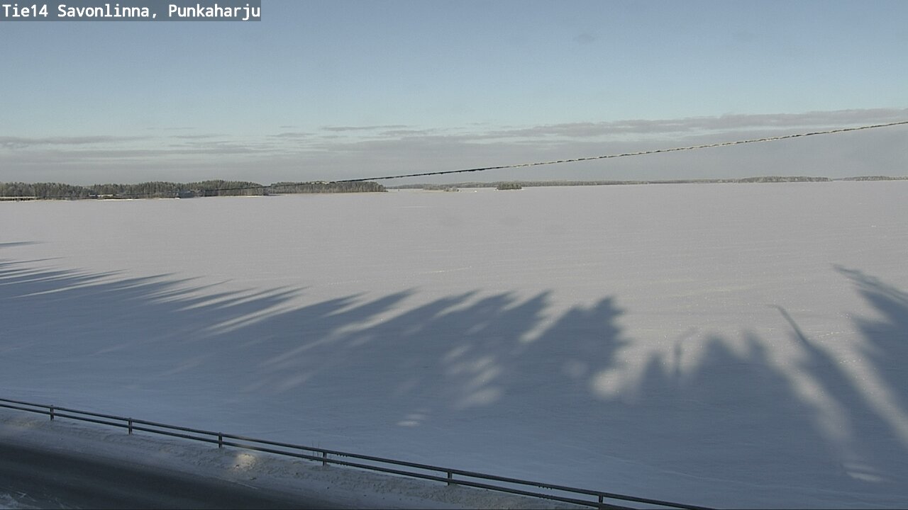 Weather Camera Image Road 14 Savonlinna, Punkaharju, Savonlinna, Etelä-Savo
