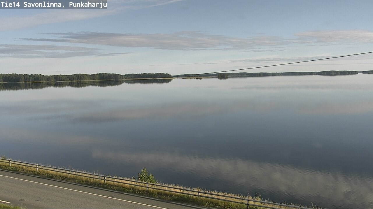 Weather Camera Image Väg 14 Savonlinna, Punkaharju, Savonlinna, Etelä-Savo
