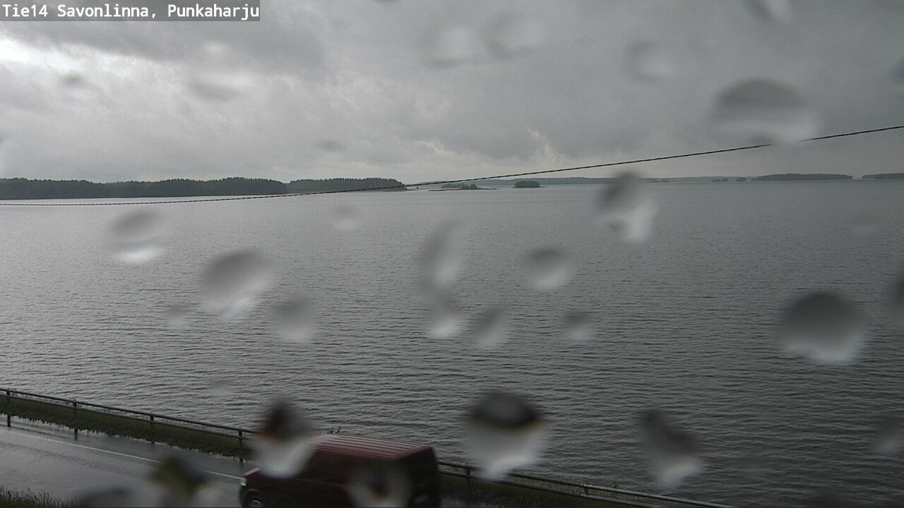 Weather Camera Image Road 14 Savonlinna, Punkaharju, Savonlinna, Etelä-Savo
