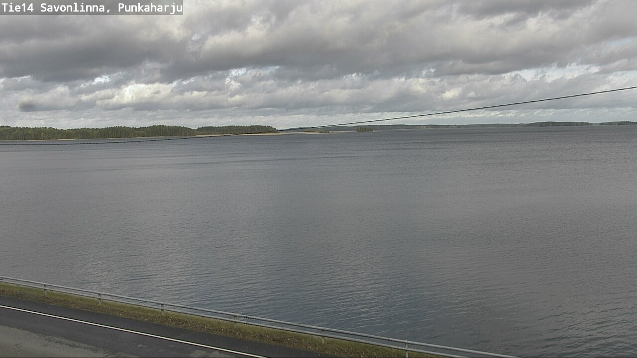 Weather Camera Image Väg 14 Savonlinna, Punkaharju, Savonlinna, Etelä-Savo