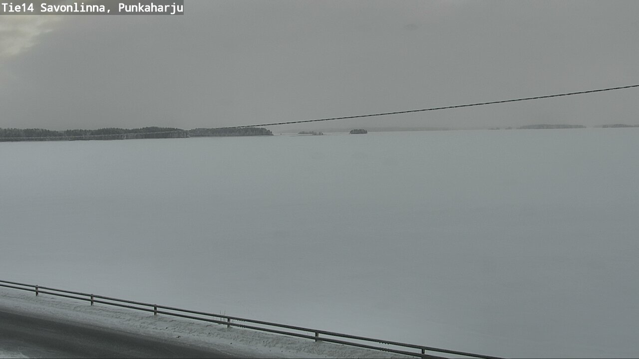 Weather Camera Image Road 14 Savonlinna, Punkaharju, Savonlinna, Etelä-Savo