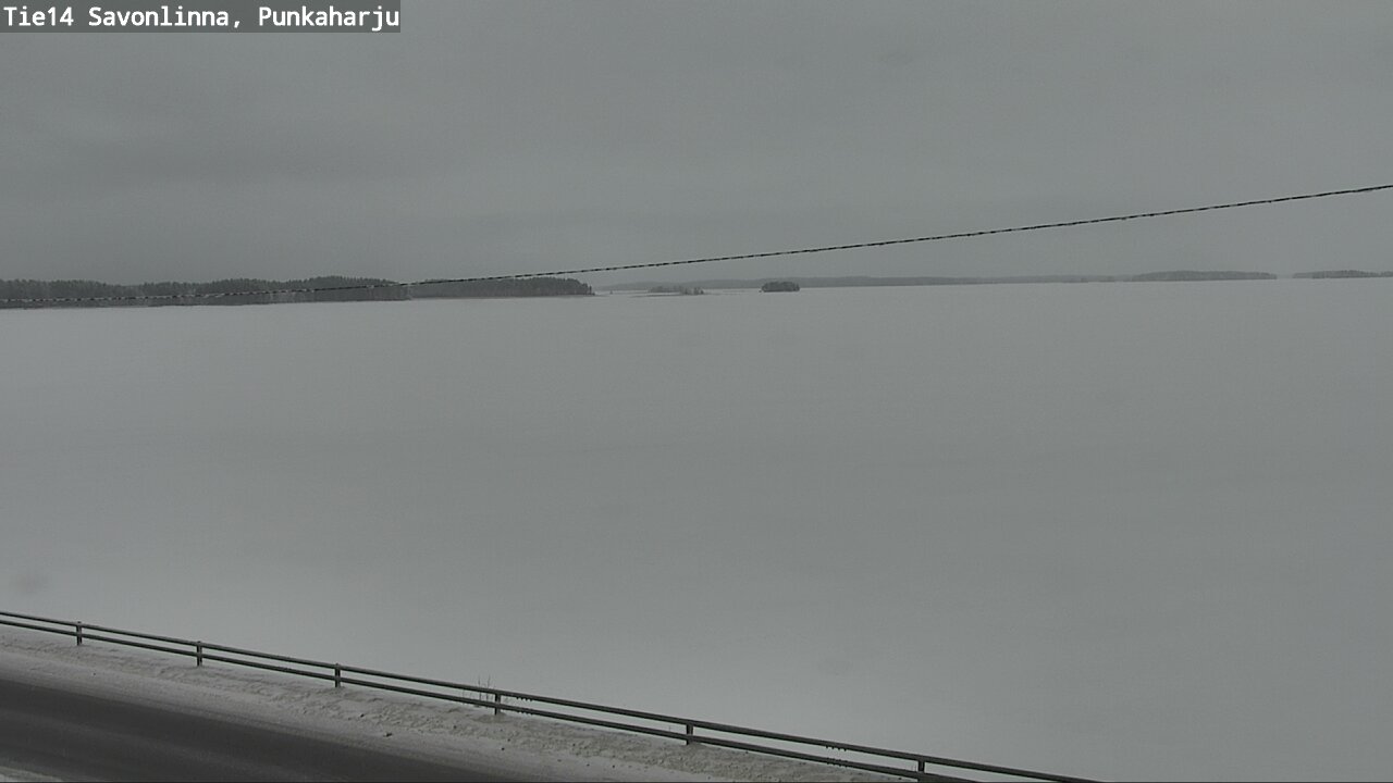 Weather Camera Image Väg 14 Savonlinna, Punkaharju, Savonlinna, Etelä-Savo