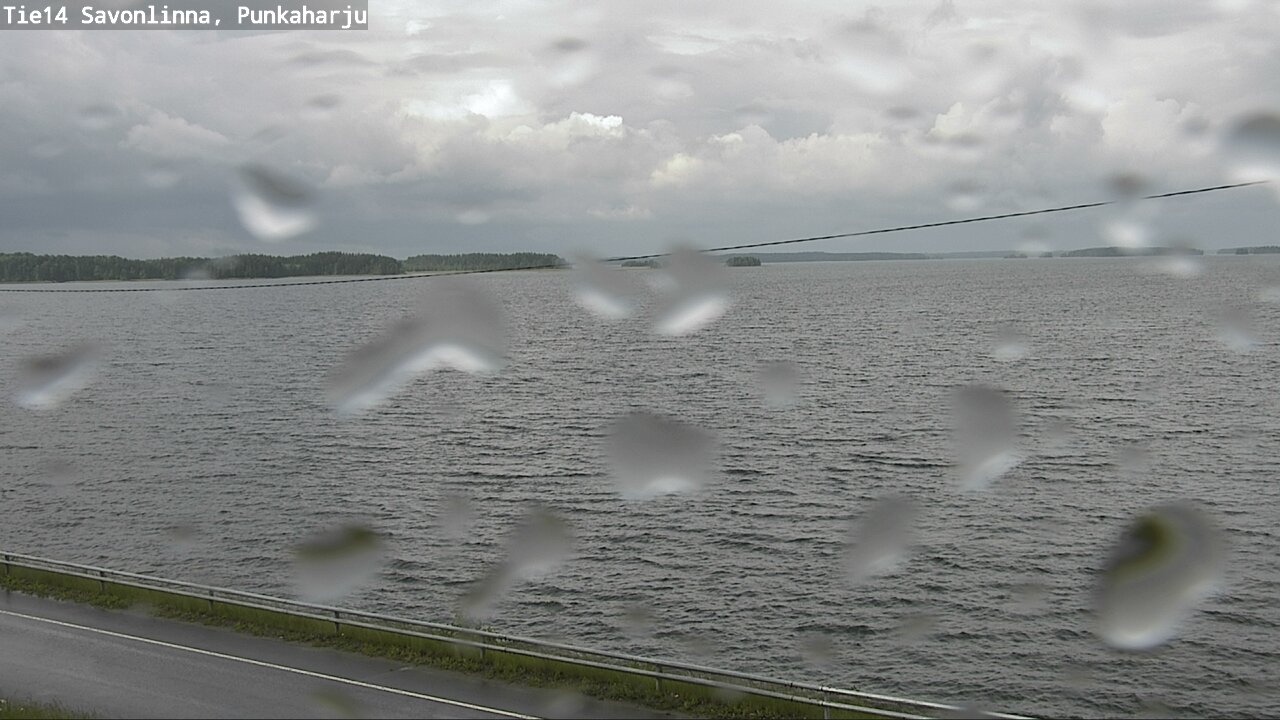 Weather Camera Image Väg 14 Savonlinna, Punkaharju, Savonlinna, Etelä-Savo