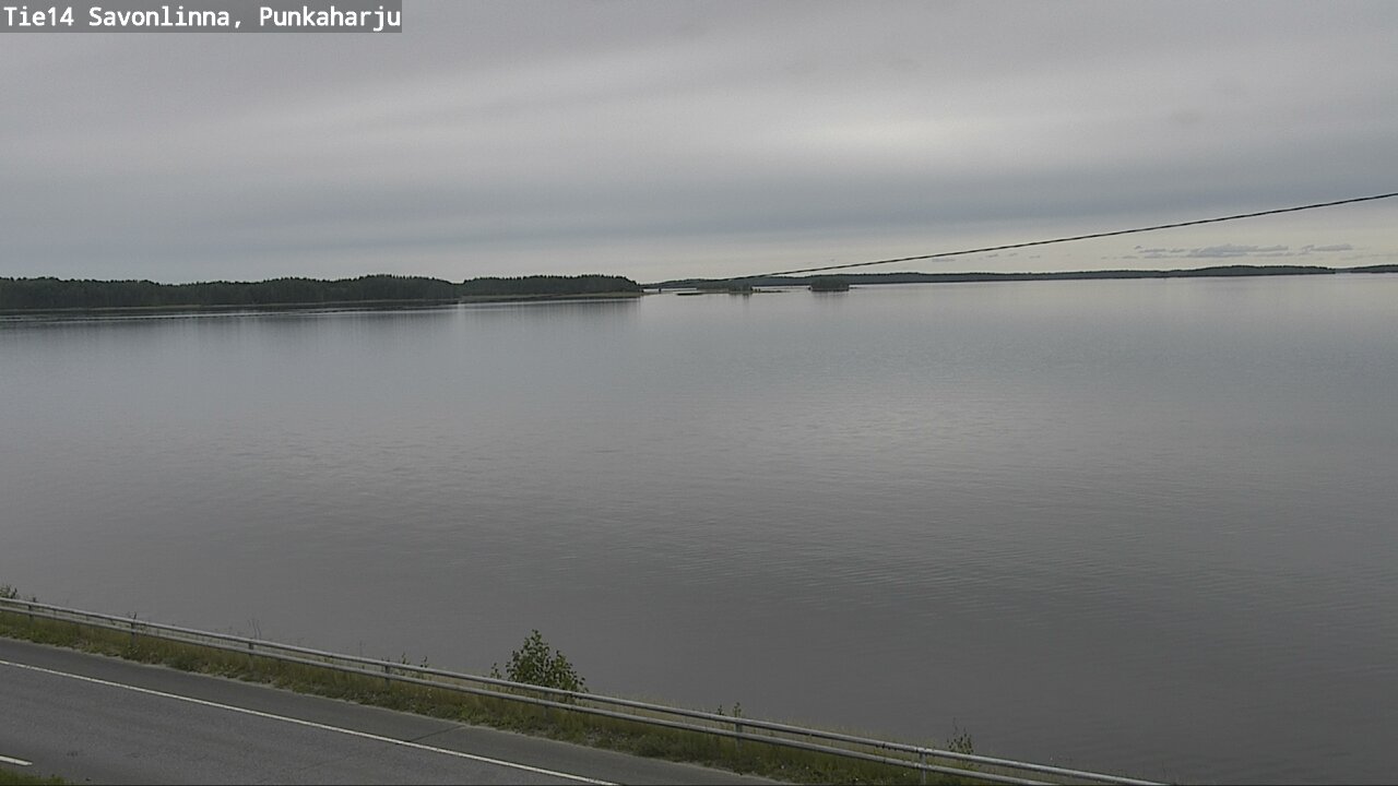 Weather Camera Image Väg 14 Savonlinna, Punkaharju, Savonlinna, Etelä-Savo
