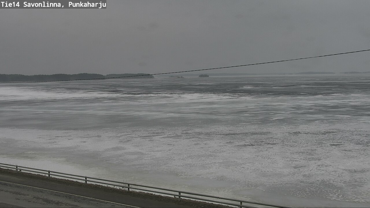 Weather Camera Image Väg 14 Savonlinna, Punkaharju, Savonlinna, Etelä-Savo