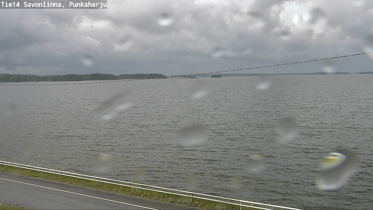 Weather Camera Image Väg 14 Savonlinna, Punkaharju, Savonlinna, Etelä-Savo