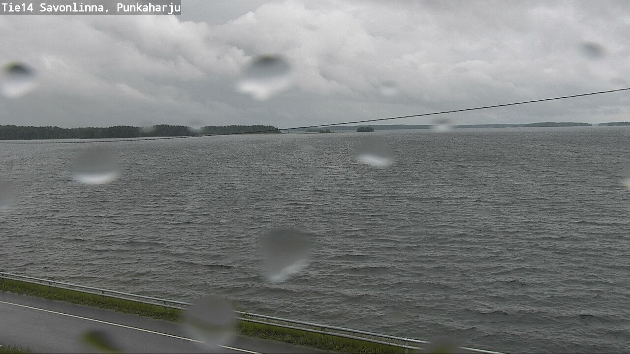 Weather Camera Image Väg 14 Savonlinna, Punkaharju, Savonlinna, Etelä-Savo