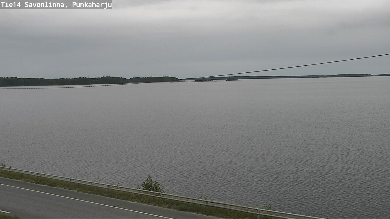 Weather Camera Image Väg 14 Savonlinna, Punkaharju, Savonlinna, Etelä-Savo