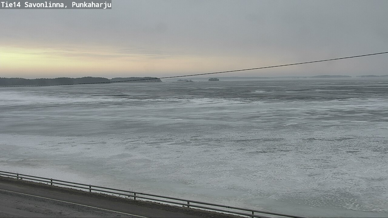Weather Camera Image Väg 14 Savonlinna, Punkaharju, Savonlinna, Etelä-Savo