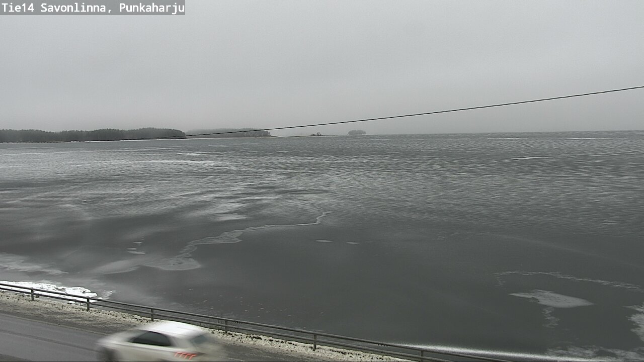 Weather Camera Image Väg 14 Savonlinna, Punkaharju, Savonlinna, Etelä-Savo