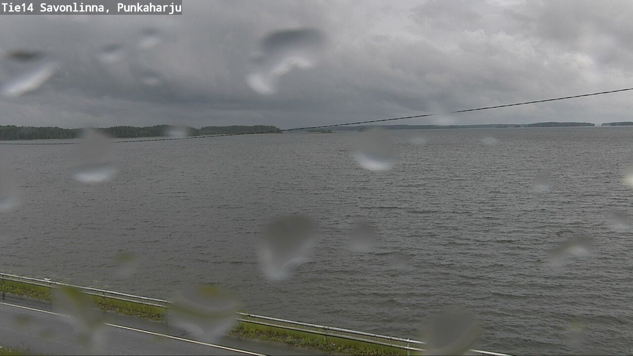 Weather Camera Image Väg 14 Savonlinna, Punkaharju, Savonlinna, Etelä-Savo