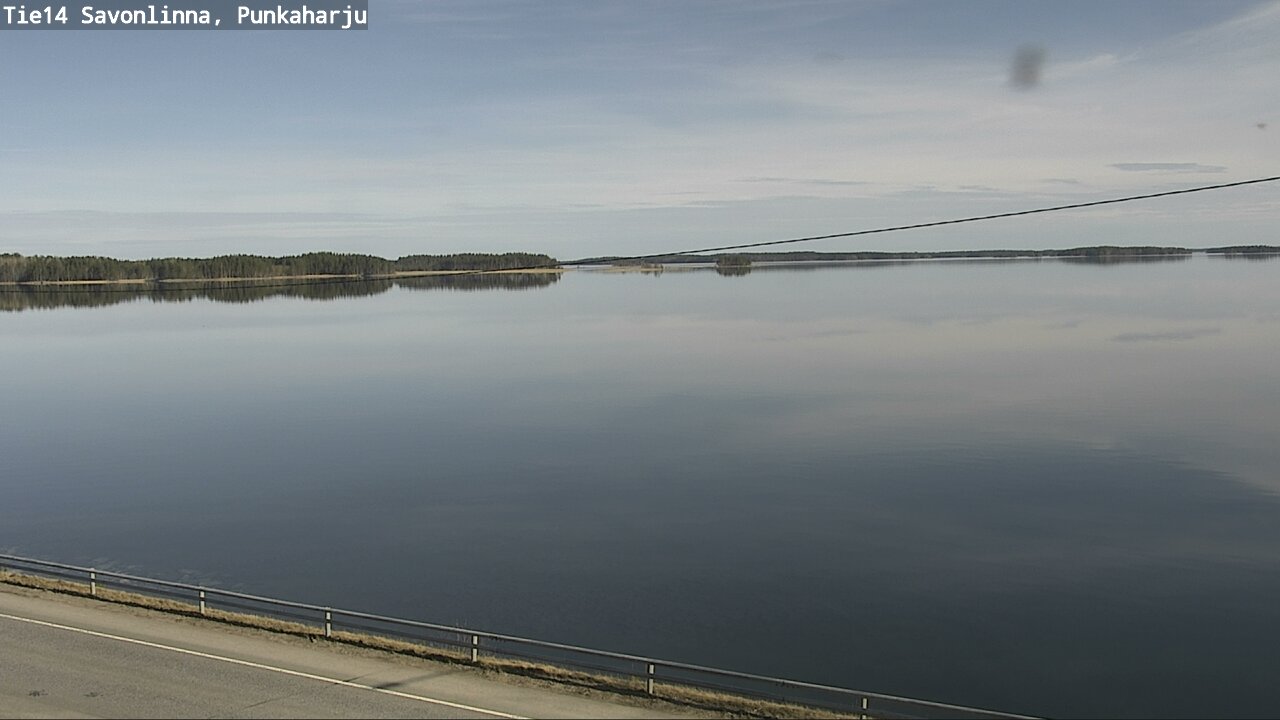 Weather Camera Image Väg 14 Savonlinna, Punkaharju, Savonlinna, Etelä-Savo