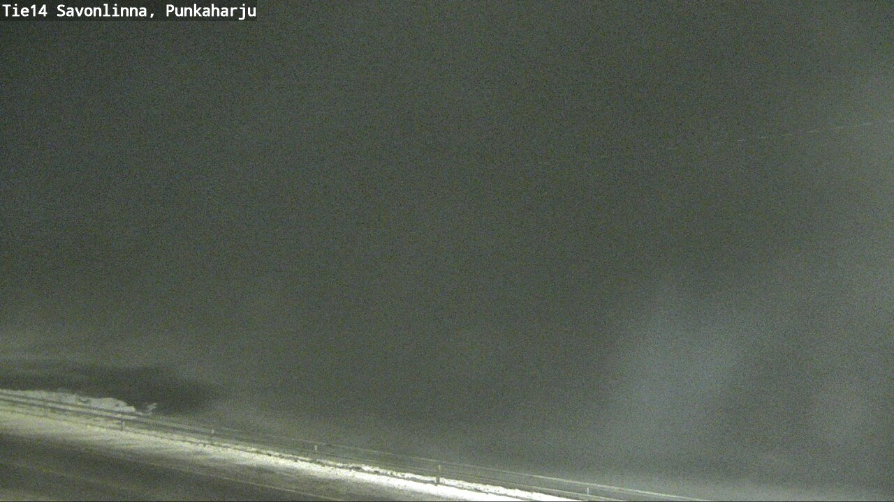 Weather Camera Image Väg 14 Savonlinna, Punkaharju, Savonlinna, Etelä-Savo