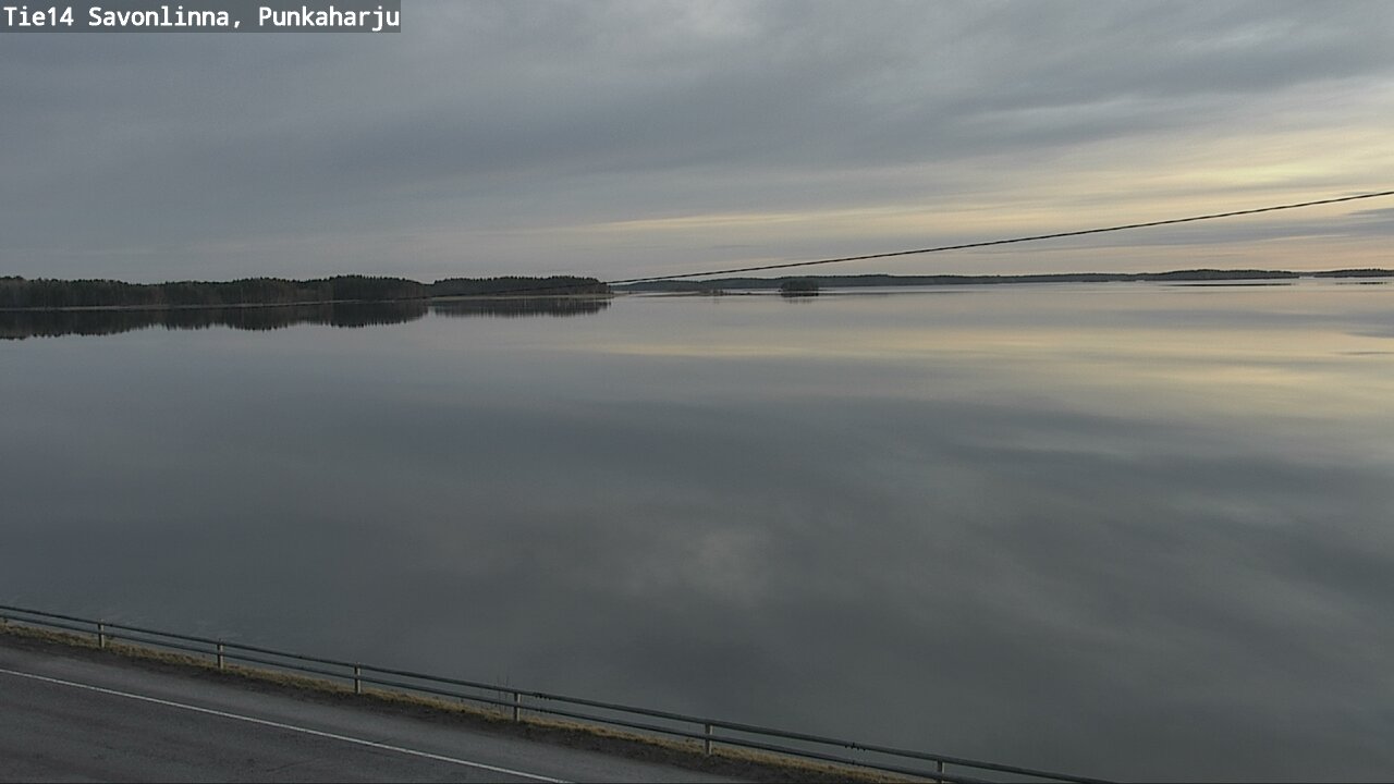 Weather Camera Image Road 14 Savonlinna, Punkaharju, Savonlinna, Etelä-Savo