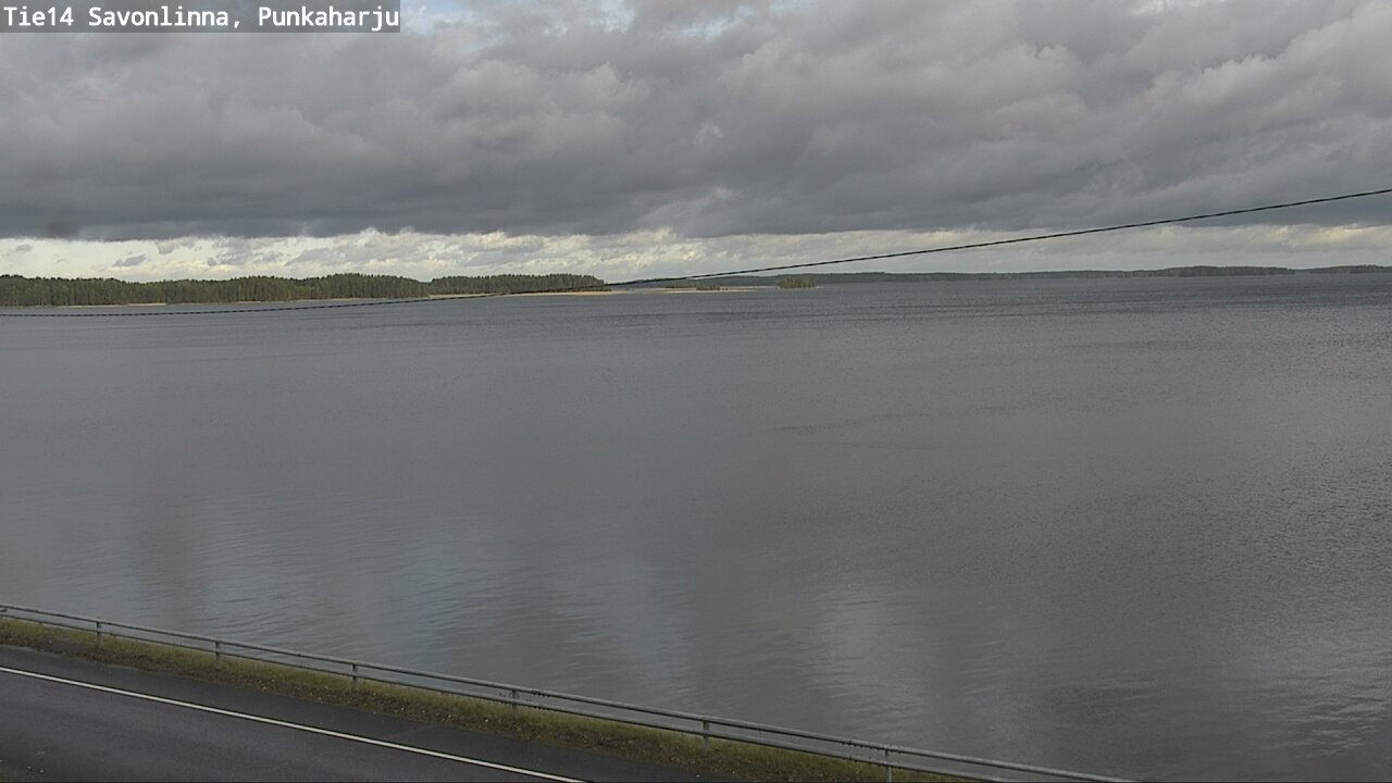 Weather Camera Image Väg 14 Savonlinna, Punkaharju, Savonlinna, Etelä-Savo