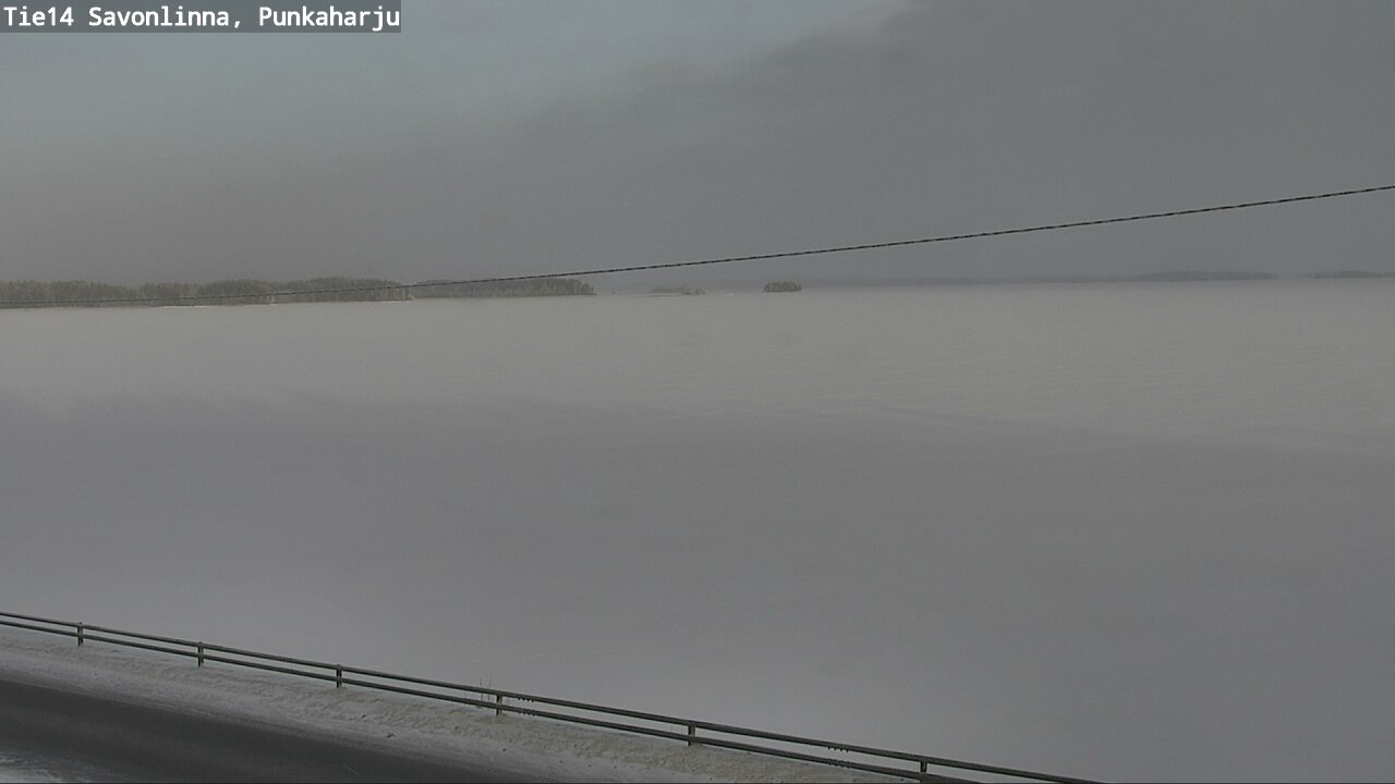 Weather Camera Image Road 14 Savonlinna, Punkaharju, Savonlinna, Etelä-Savo