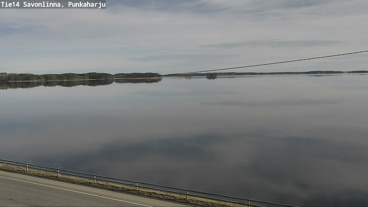 Weather Camera Image Väg 14 Savonlinna, Punkaharju, Savonlinna, Etelä-Savo