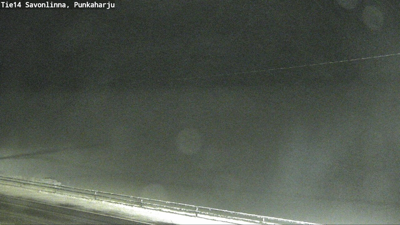 Weather Camera Image Väg 14 Savonlinna, Punkaharju, Savonlinna, Etelä-Savo