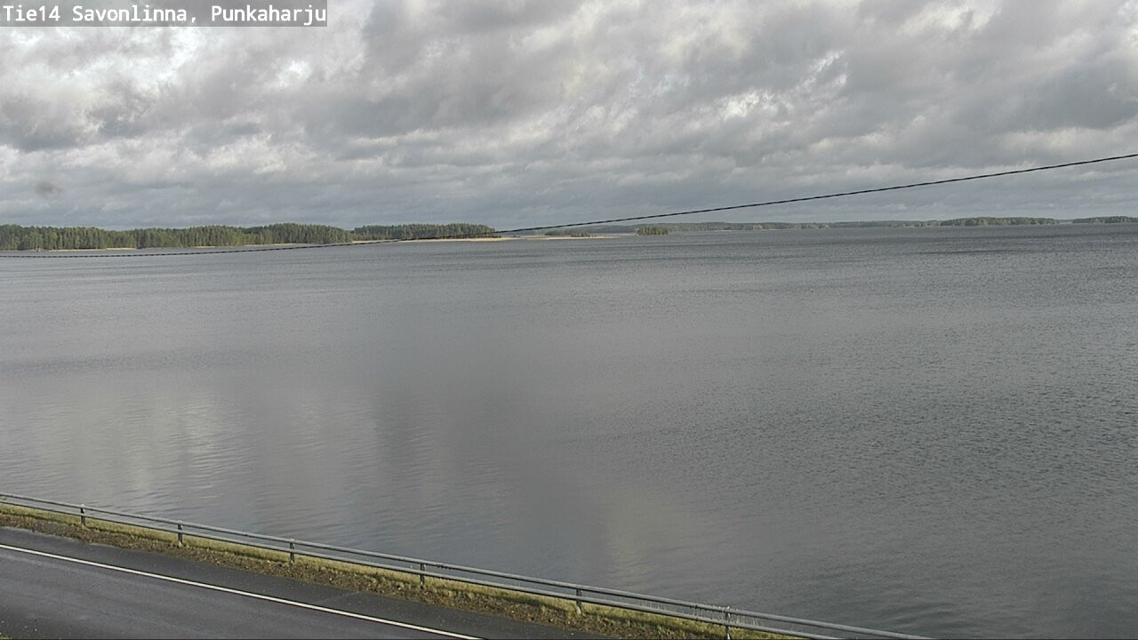 Weather Camera Image Väg 14 Savonlinna, Punkaharju, Savonlinna, Etelä-Savo