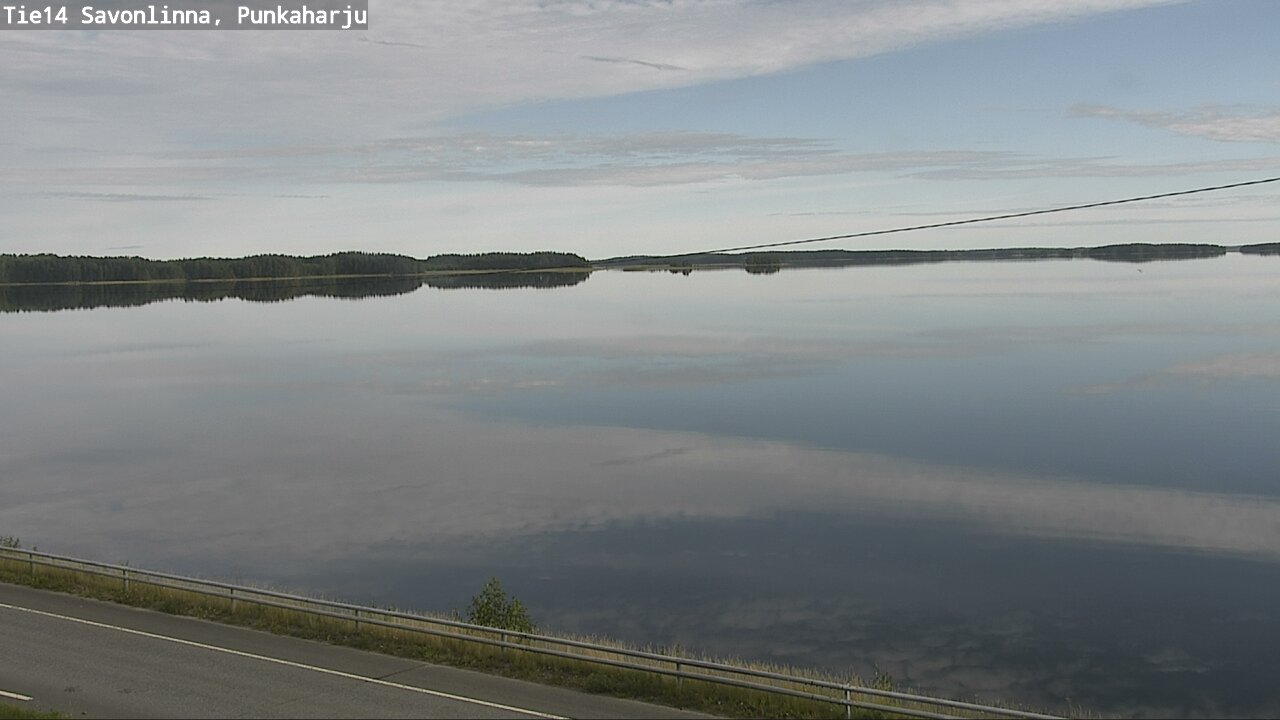 Weather Camera Image Road 14 Savonlinna, Punkaharju, Savonlinna, Etelä-Savo