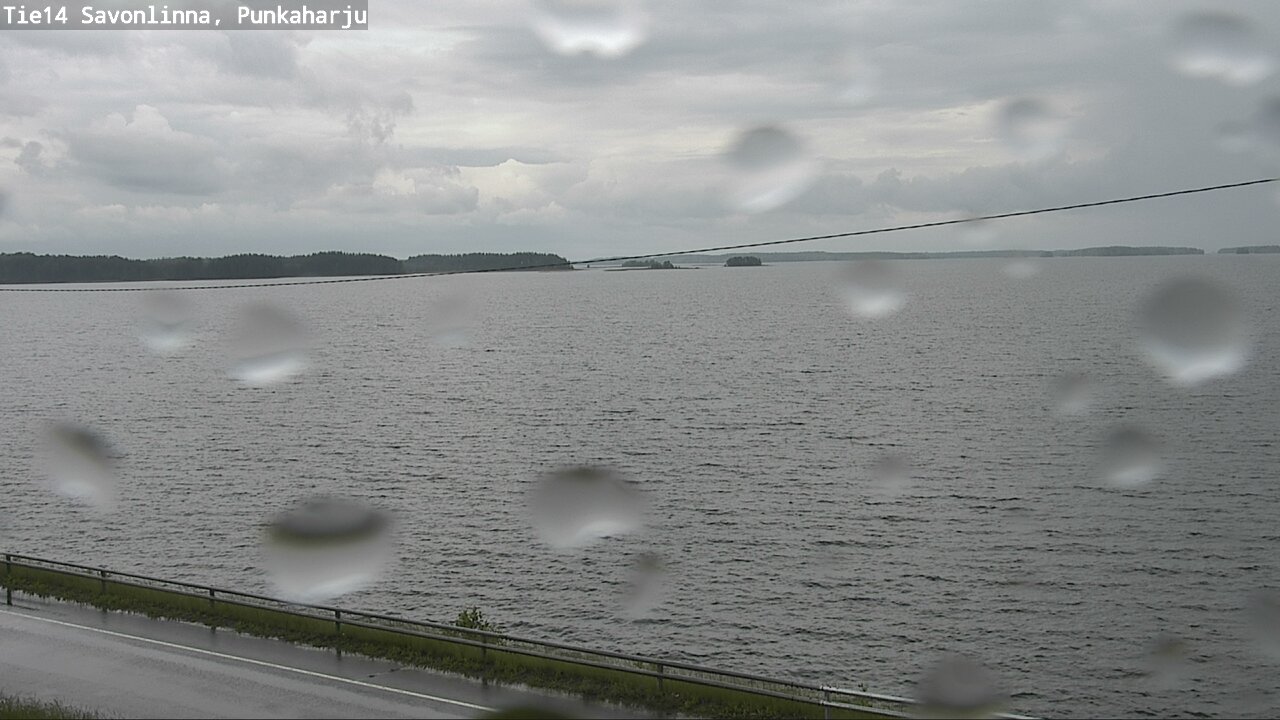 Weather Camera Image Väg 14 Savonlinna, Punkaharju, Savonlinna, Etelä-Savo