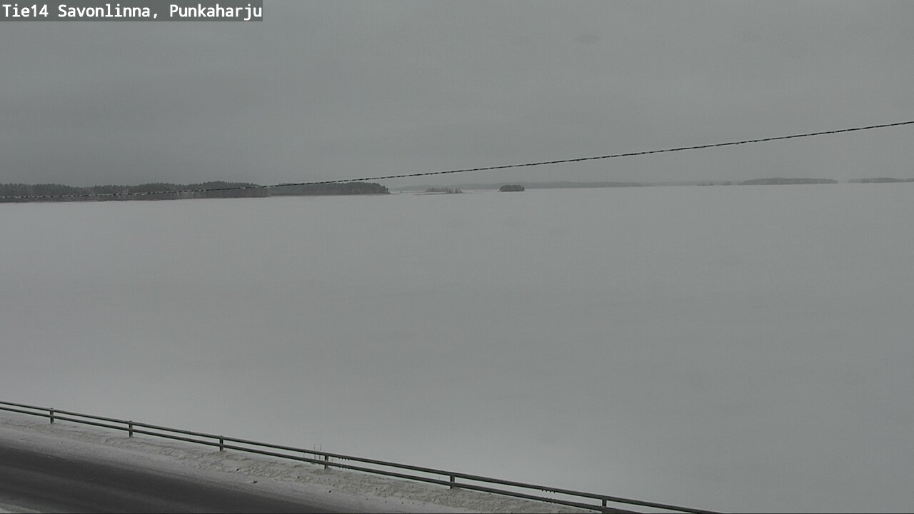 Weather Camera Image Väg 14 Savonlinna, Punkaharju, Savonlinna, Etelä-Savo