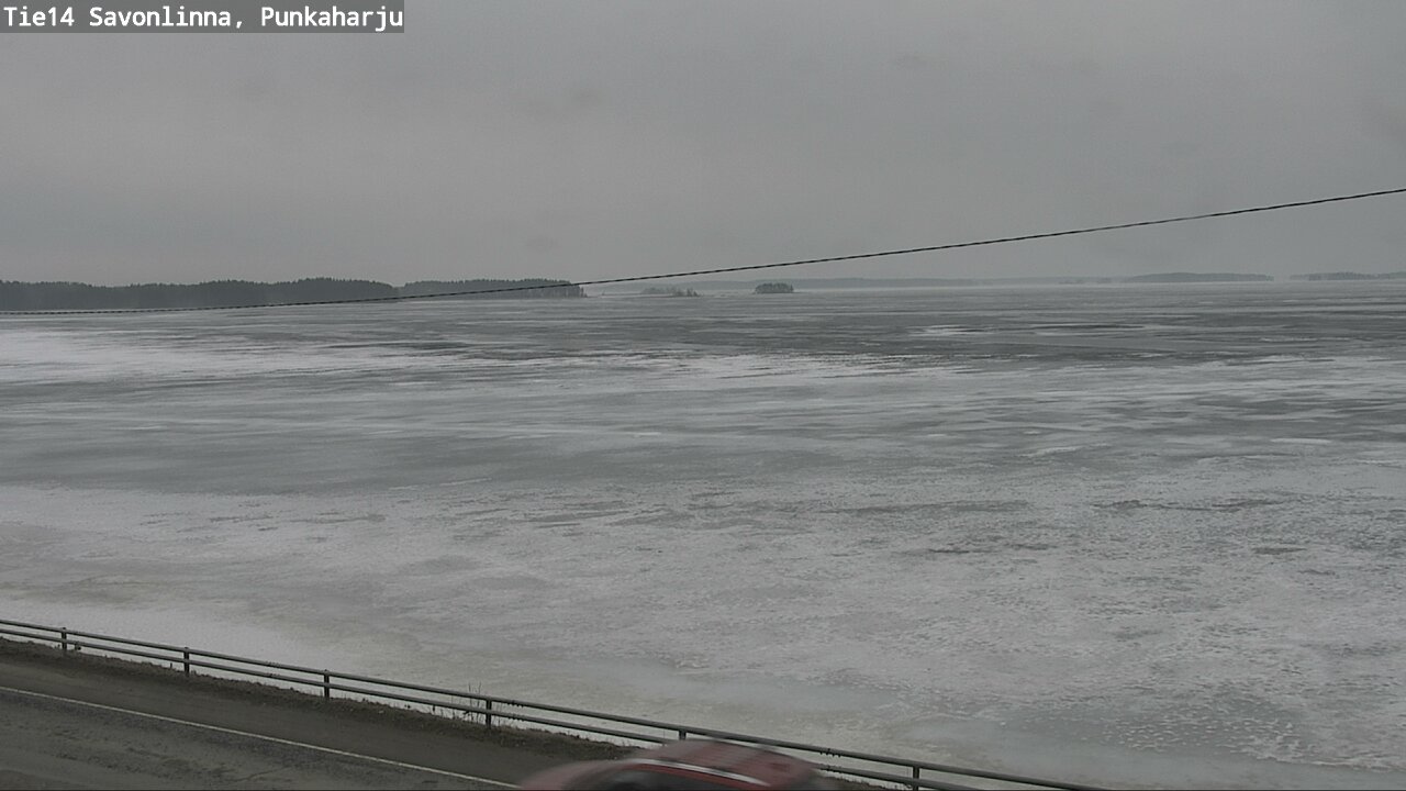 Weather Camera Image Väg 14 Savonlinna, Punkaharju, Savonlinna, Etelä-Savo