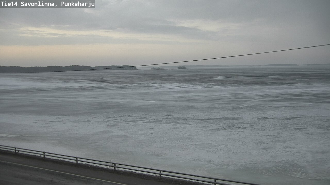 Weather Camera Image Väg 14 Savonlinna, Punkaharju, Savonlinna, Etelä-Savo