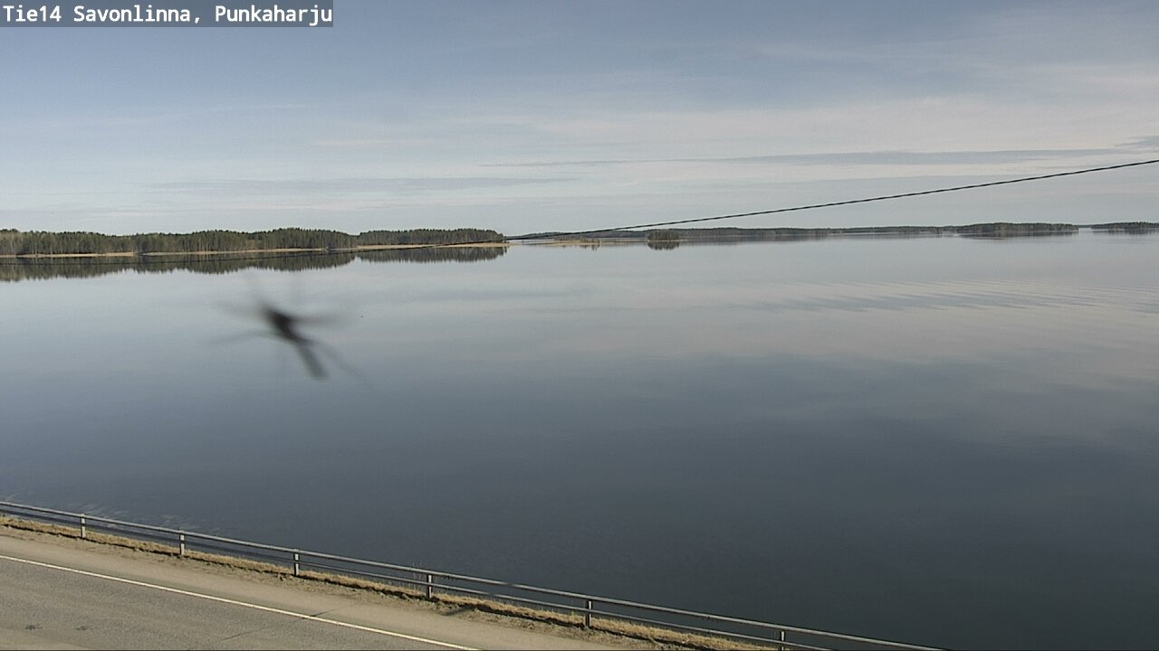 Weather Camera Image Road 14 Savonlinna, Punkaharju, Savonlinna, Etelä-Savo