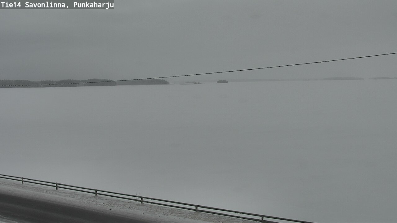 Weather Camera Image Väg 14 Savonlinna, Punkaharju, Savonlinna, Etelä-Savo